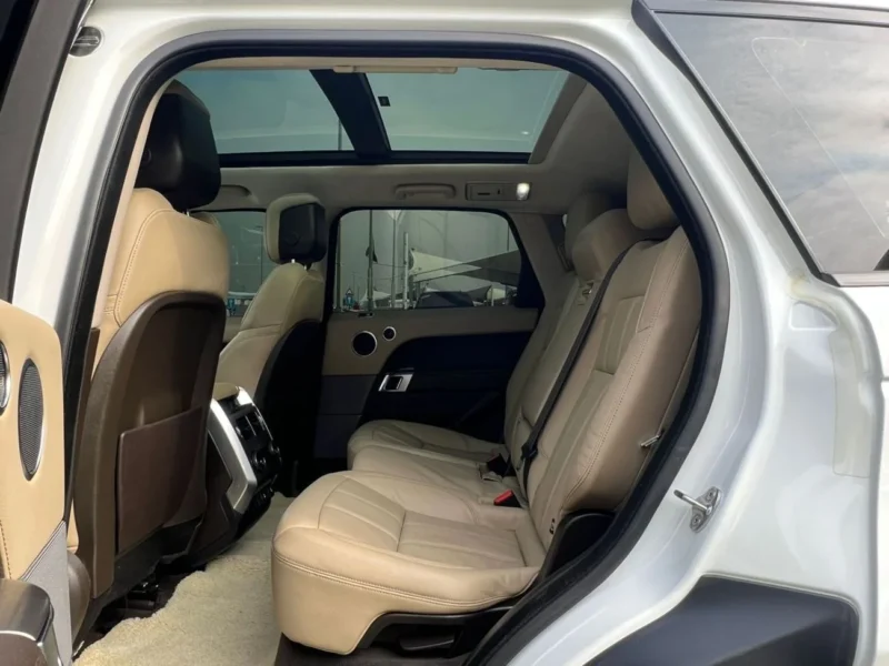 2018 Land Rover Range Rover Sport HSE DYNAMIC HSE 3.0 Litres V6 Engine White Beige SUV