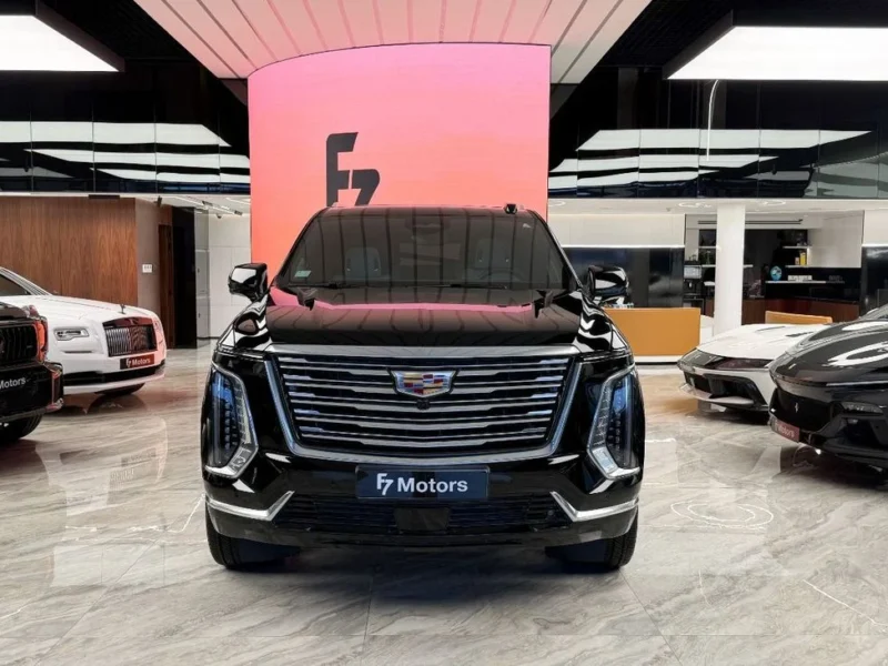 2025 Cadillac Escalade 600 6.2 Litres 8 Cylinders Petrol Engine Black White SUV GCC Specs