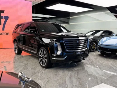 2025 Cadillac Escalade 600 6.2 Litres 8 Cylinders Petrol Engine Black White SUV GCC Specs