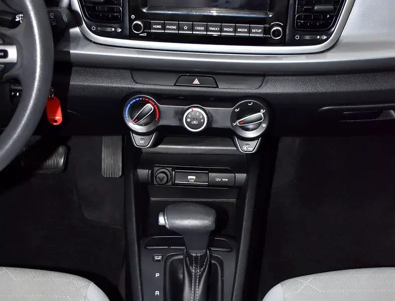 2021 Kia Rio EX 4 Cylinders Petrol Engine Silver Beige Sedan GCC Specs Automatic