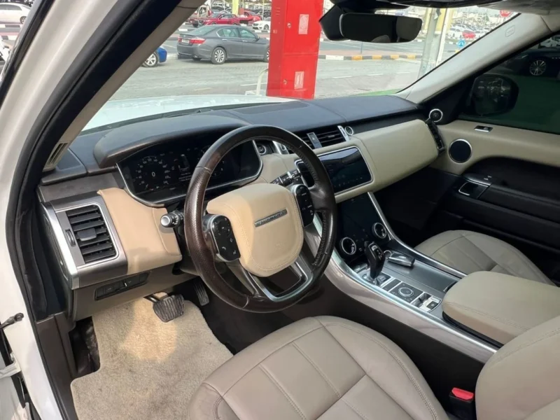 2018 Land Rover Range Rover Sport HSE DYNAMIC HSE 3.0 Litres V6 Engine White Beige SUV