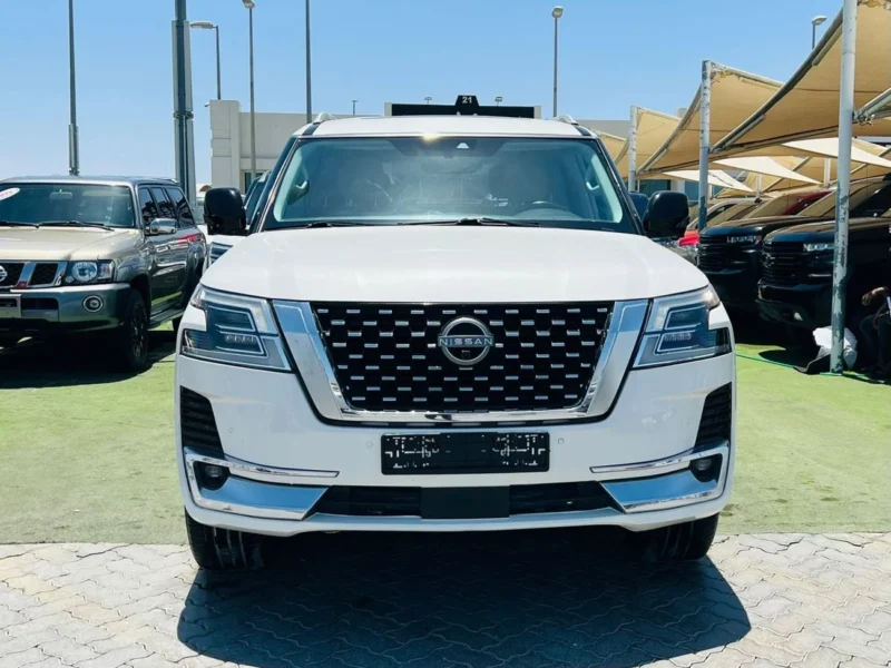 2021 NISSAN ARMADA 5.6 Litres V8 Cylinders Petrol Engine White Beige SUV Full Options