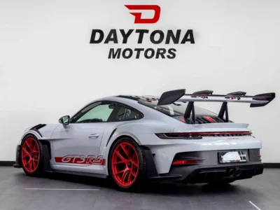 2025 Porsche 911 GT3 RS 6 Cylinders Petrol Engine Grey Black Sports Car Weissach Package