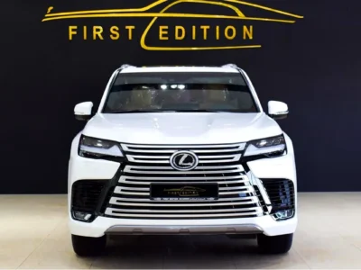 2023 Lexus LX-Series LX 600 Prestige 6 Cylinders Petrol Engine White Tan SUV GCC Specs