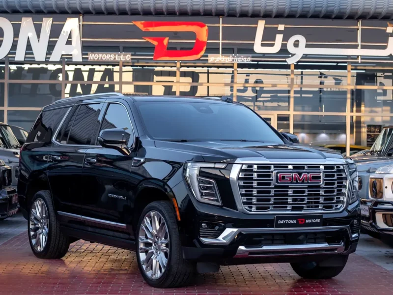 2025 GMC Yukon Denali 8 Cylinders Petrol Engine Black SUV GCC Specs Automatic