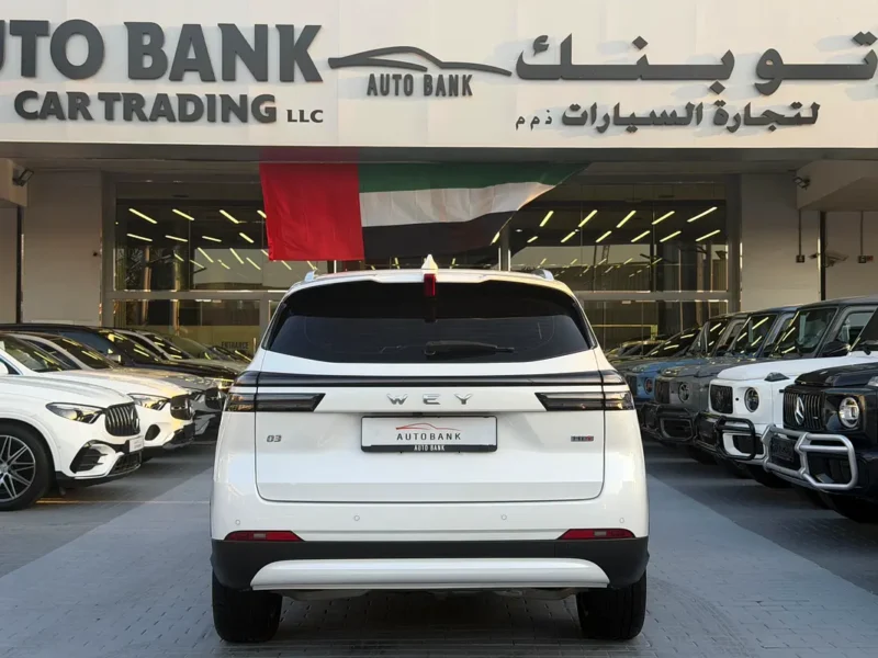 2026 WEY 03 Hi4 Long Range Edition 4 Cylinders Hybrid Engine White Black SUV GCC Specs