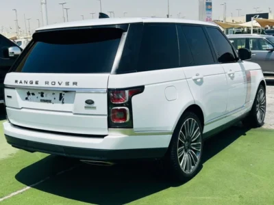 2018 LAND ROVER RANGE ROVER AUTOBIOGRAPHY 5.0L V8 Petrol Engine White Red SUV