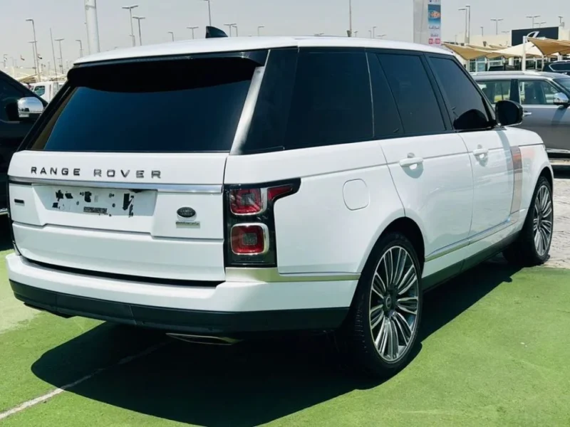2018 LAND ROVER RANGE ROVER AUTOBIOGRAPHY 5.0L V8 Petrol Engine White Red SUV