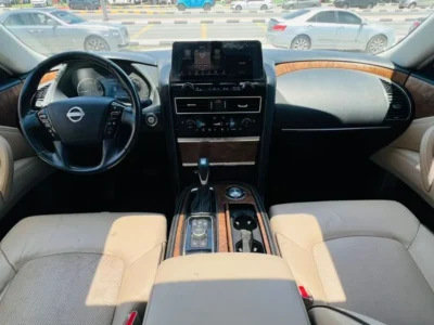 2021 NISSAN ARMADA 5.6 Litres V8 Cylinders Petrol Engine White Beige SUV Full Options