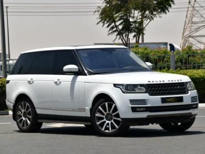 2016 Land Rover Range Rover HSE 6 Cylinders Petrol Engine White Beige SUV GCC Specs
