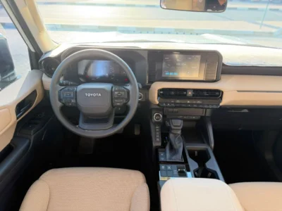 2024 TOYOTA PRADO GXL 2.4 Litres V4 Petrol Engine White Beige SUV GCC Specs