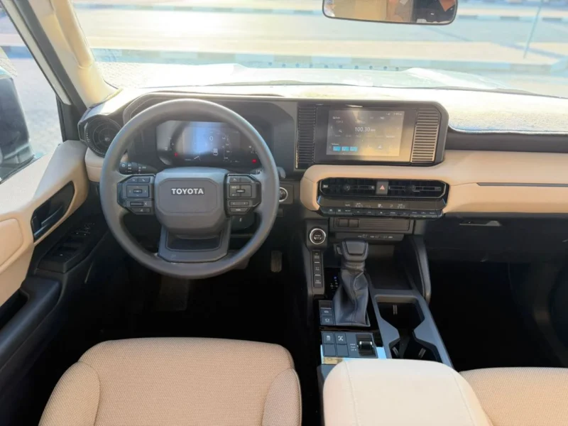 2024 TOYOTA PRADO GXL 2.4 Litres V4 Petrol Engine White Beige SUV GCC Specs