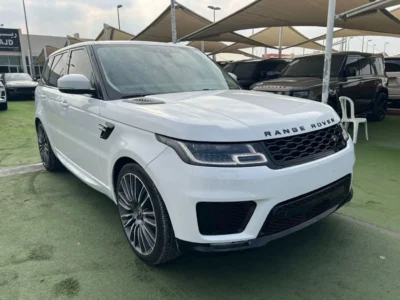2018 Land Rover Range Rover Sport HSE DYNAMIC HSE 3.0 Litres V6 Engine White Beige SUV
