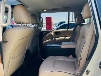 2021 NISSAN ARMADA 5.6 Litres V8 Cylinders Petrol Engine White Beige SUV Full Options