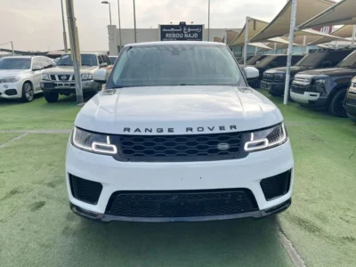 2018 Land Rover Range Rover Sport HSE DYNAMIC HSE 3.0 Litres V6 Engine White Beige SUV