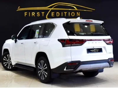 2023 Lexus LX-Series LX 600 Prestige 6 Cylinders Petrol Engine White Tan SUV GCC Specs