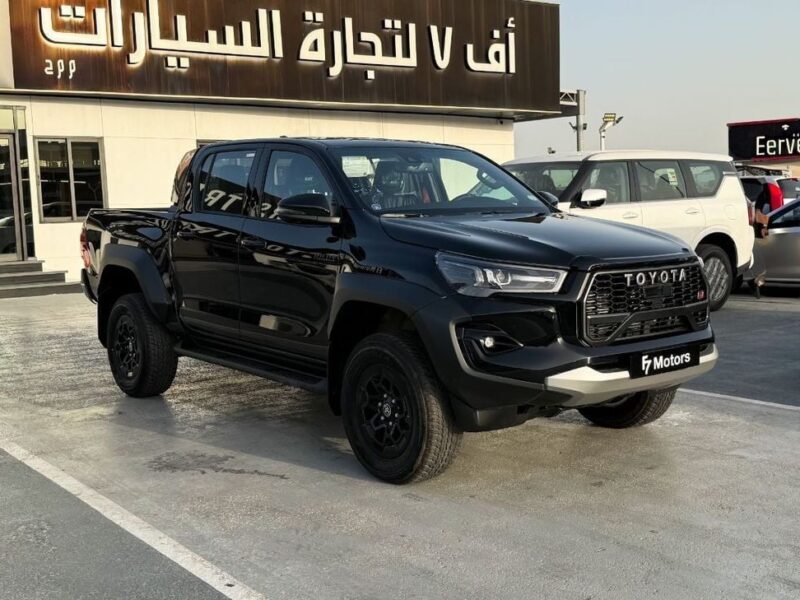 2025 Toyota Hilux GR Sport 2.8 Litres 4 Cylinders Diesel Engine Black Pickup Truck GCC
