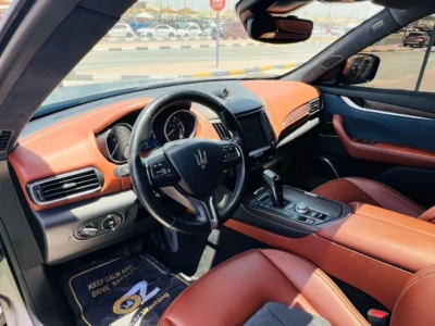 2020 MASERATI LEVANTE 3.0 Litres V6 Petrol Engine Grey Brown SUV GCC Specs Full Option