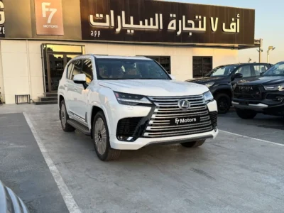 2026 Lexus LX700h SIGNATURE 3.5 Litres V6 Twin-Turbo Hybrid Engine White Beige SUV