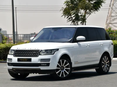 2016 Land Rover Range Rover HSE 6 Cylinders Petrol Engine White Beige SUV GCC Specs