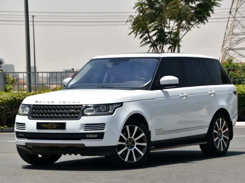 2016 Land Rover Range Rover HSE 6 Cylinders Petrol Engine White Beige SUV GCC Specs
