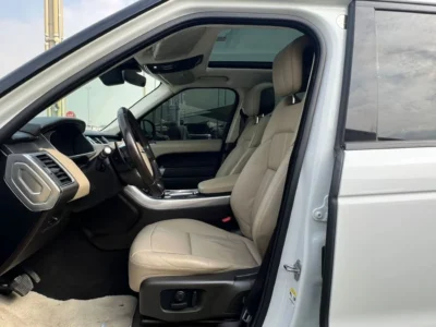 2018 Land Rover Range Rover Sport HSE DYNAMIC HSE 3.0 Litres V6 Engine White Beige SUV