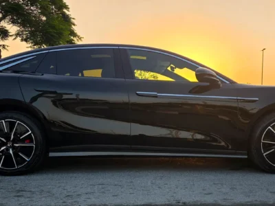 2025 BYD HAN 4 Cylinders Engine Black Tan Luxury Sedan Chinese Specs Automatic