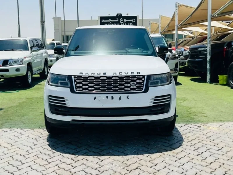 2018 LAND ROVER RANGE ROVER AUTOBIOGRAPHY 5.0L V8 Petrol Engine White Red SUV