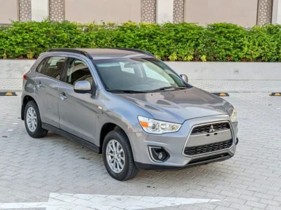 2013 Mitsubishi ASX GLS 4 Cylinders Petrol Engine Grey SUV GCC Specs Perfect Inside Out