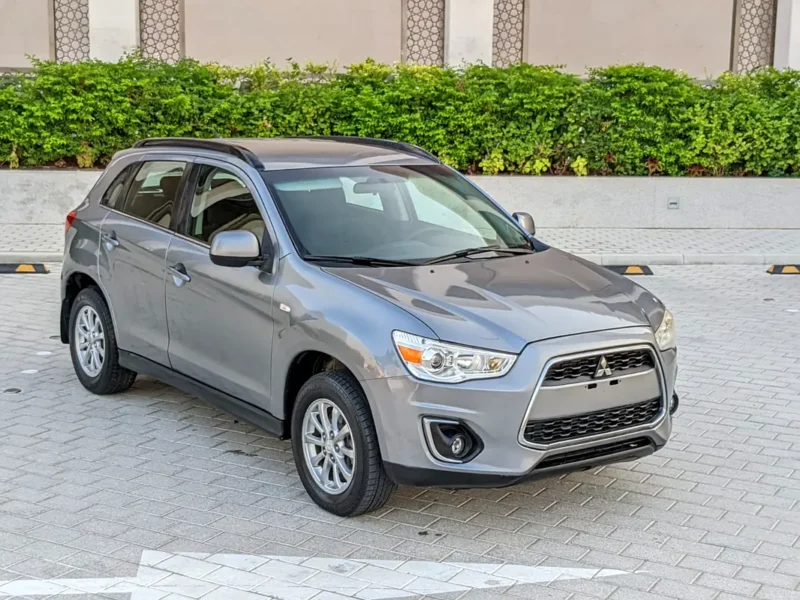 2013 Mitsubishi ASX GLS 4 Cylinders Petrol Engine Grey SUV GCC Specs Perfect Inside Out