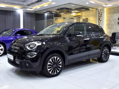 2023 Fiat 500X Lounge 4 Cylinders Petrol Engine Black SUV GCC Specs Automatic