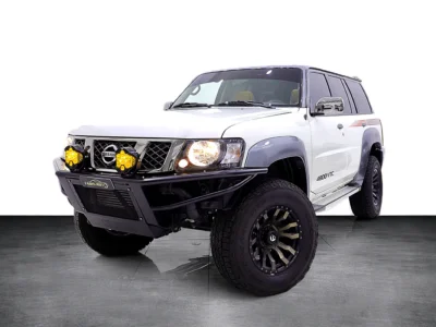 2023 Nissan Patrol Safari Super Safari 6 Cylinders Petrol Engine White Tan SUV GCC Specs
