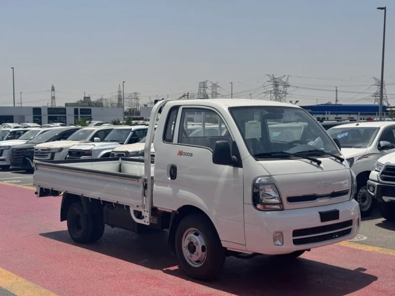 2025 Kia K4000 Single Cabin 3.0L Turbo 6 Cylinders Diesel Engine White Tan Pickup Truck