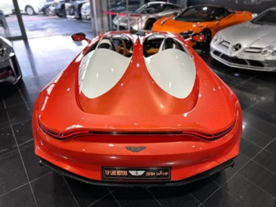 2021 Aston Martin Vanquish SPEEDSTER 5.2L 12 Cylinders Orange Beige Coupe 1 OF 1 COLOUR
