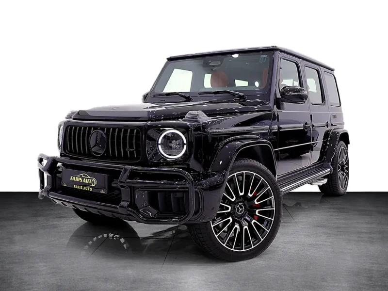 2025 Mercedes-Benz G-Class G 63 AMG 4.0L V8 Biturbo Engine Black Red SUV MANUFAKTUR EDITION