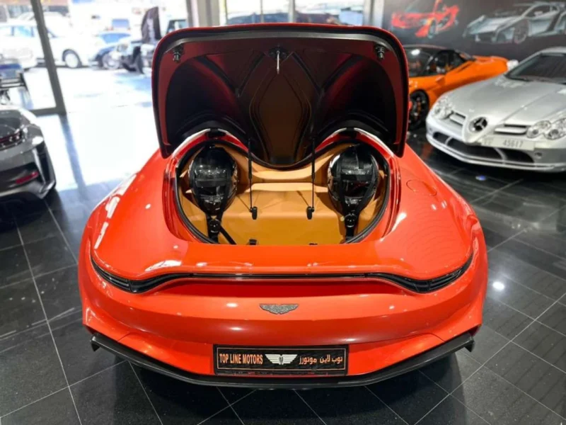 2021 Aston Martin Vanquish SPEEDSTER 5.2L 12 Cylinders Orange Beige Coupe 1 OF 1 COLOUR