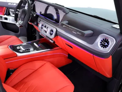 2025 Mercedes-Benz G-Class G 63 AMG 4.0L V8 Biturbo Engine Black Red SUV MANUFAKTUR EDITION