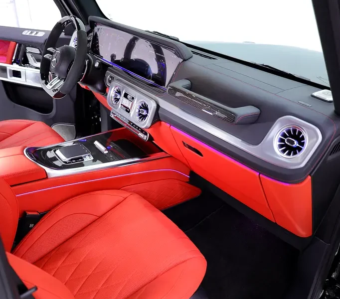 2025 Mercedes-Benz G-Class G 63 AMG 4.0L V8 Biturbo Engine Black Red SUV MANUFAKTUR EDITION