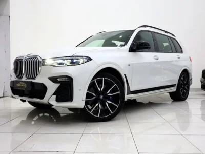 2019 BMW X7 xDrive50i M Sport 4.4L V8 TwinPower Turbo Engine White Brown SUV GCC Specs