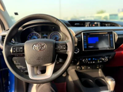 2018 Toyota Hilux TRD 4.0 Litres V6 Petrol Engine Blue Red Pickup Truck GCC Specs