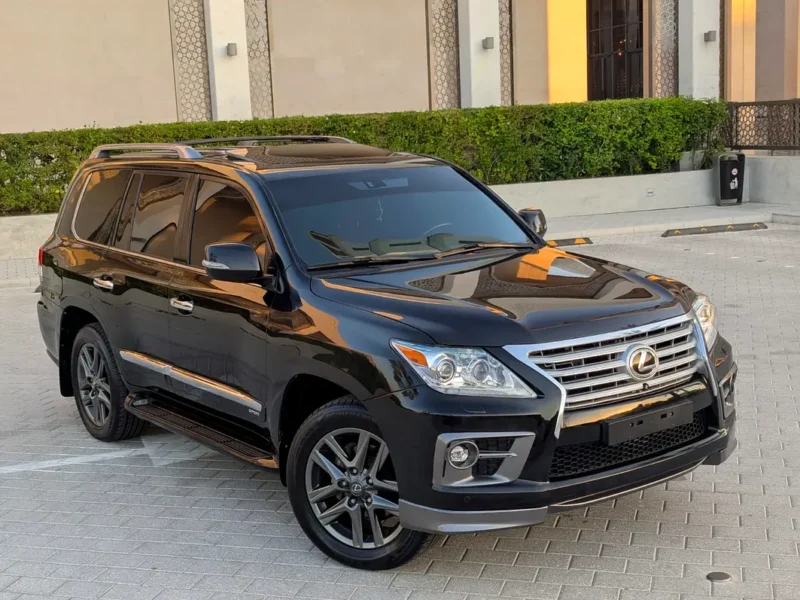 2015 Lexus LX-Series LX 570 Sport 8 Cylinders Petrol Engine Black Brown SUV GCC Specs