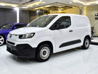 2025 Fiat Doblo Cargo VAN 4 Cylinders Diesel Engine White Black Van GCC Specs
