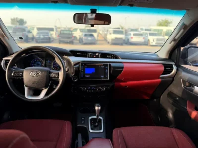 2018 Toyota Hilux TRD 4.0 Litres V6 Petrol Engine Blue Red Pickup Truck GCC Specs