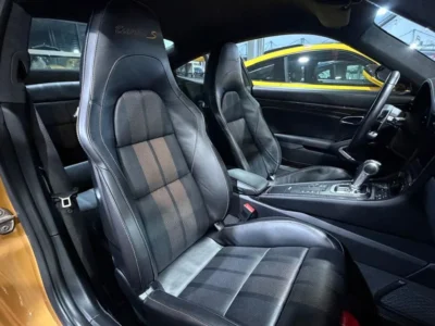 2018 Porsche 911 Turbo S Exclusive 3.8-liter twin-turbocharged Engine Yellow Black Coupe GCC
