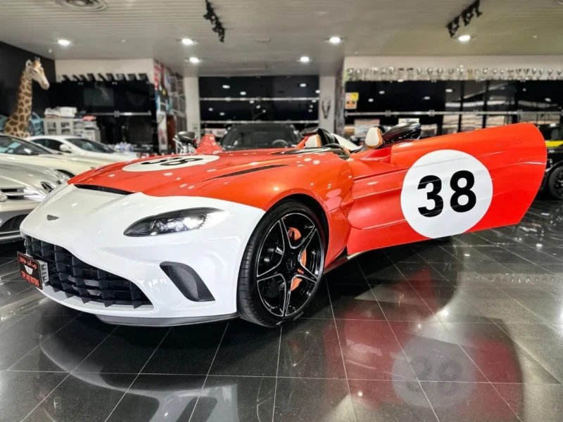2021 Aston Martin Vanquish SPEEDSTER 5.2L 12 Cylinders Orange Beige Coupe 1 OF 1 COLOUR
