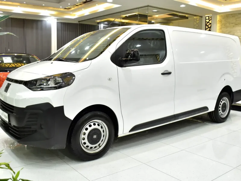 2025 Fiat Scudo Panel Van 4 Cylinders Engine White Black Van GCC Specifications