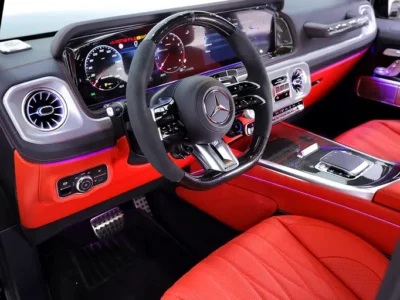2025 Mercedes-Benz G-Class G 63 AMG 4.0L V8 Biturbo Engine Black Red SUV MANUFAKTUR EDITION