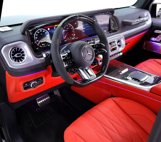 2025 Mercedes-Benz G-Class G 63 AMG 4.0L V8 Biturbo Engine Black Red SUV MANUFAKTUR EDITION