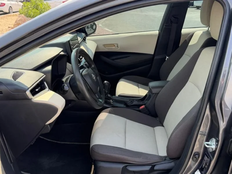 2020 Toyota Corolla XLI 1.6 Litres 4 Cylinders Petrol Engine Grey Beige Sedan GCC Specs
