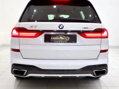 2019 BMW X7 xDrive50i M Sport 4.4L V8 TwinPower Turbo Engine White Brown SUV GCC Specs